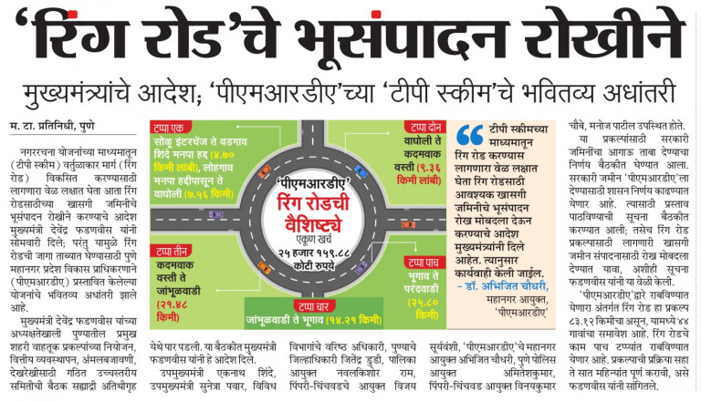 Pune Metropolitan Region Development Authority (PMRDA) official news article